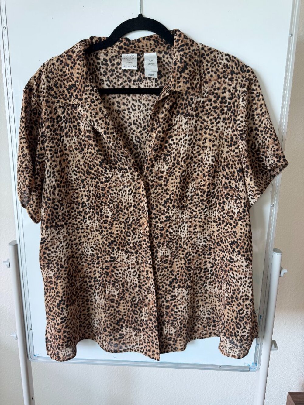 Emma James Leopard Blouse SIZE 16W
